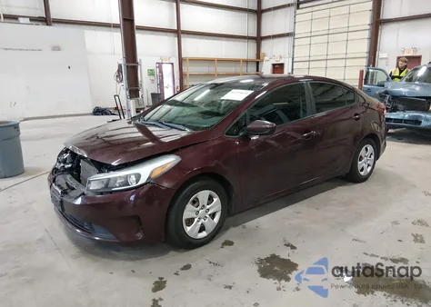 2017 Kia Forte Lx z USA, uszkodzony, nr VIN 3KPFL4A72HE127422